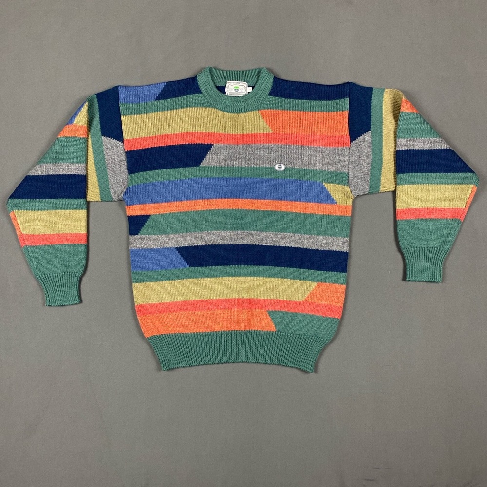 Earthy Color Block Sweater 💫